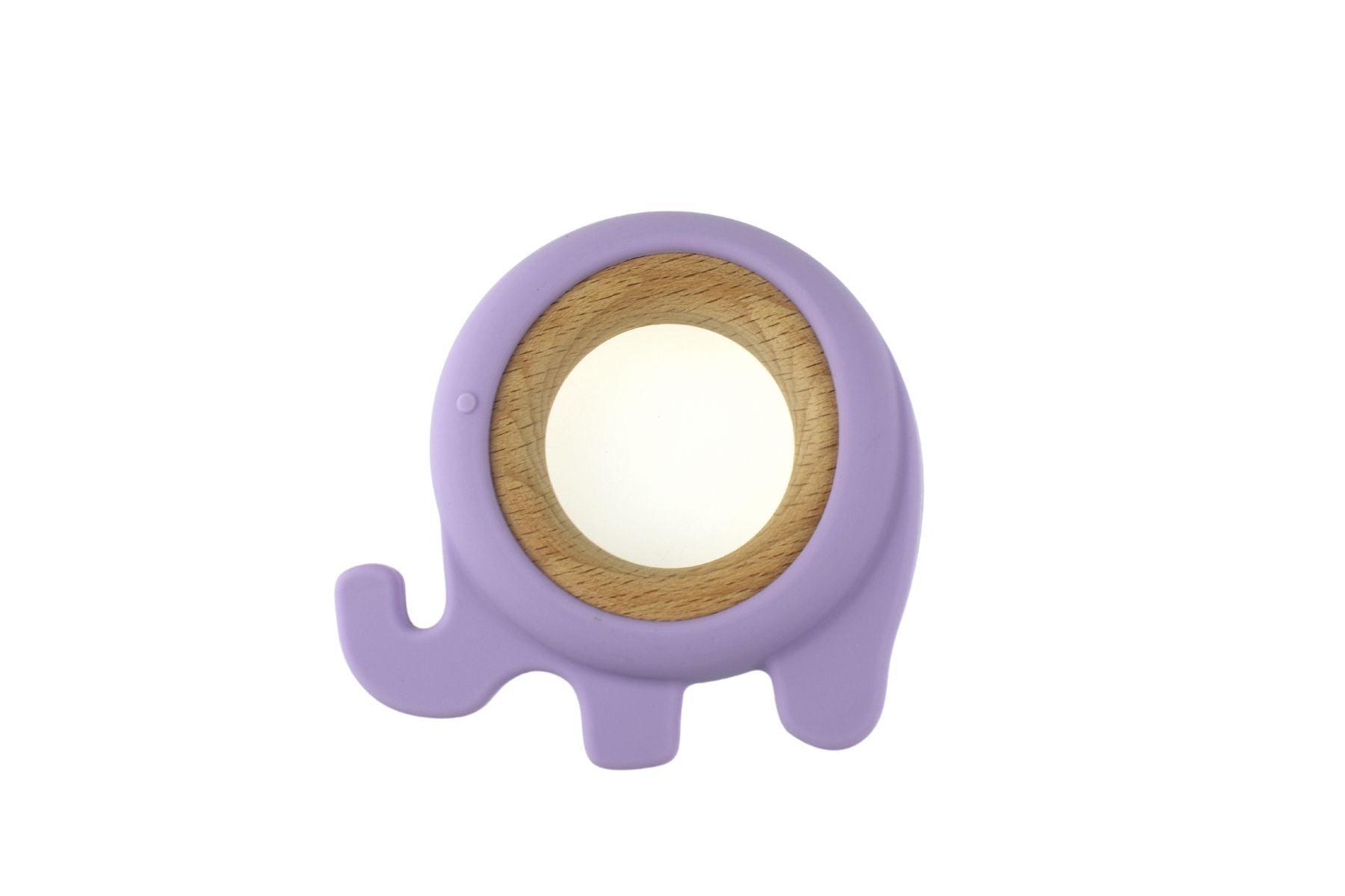 SILICONE ELEPHANT TEETHER - PURPLE