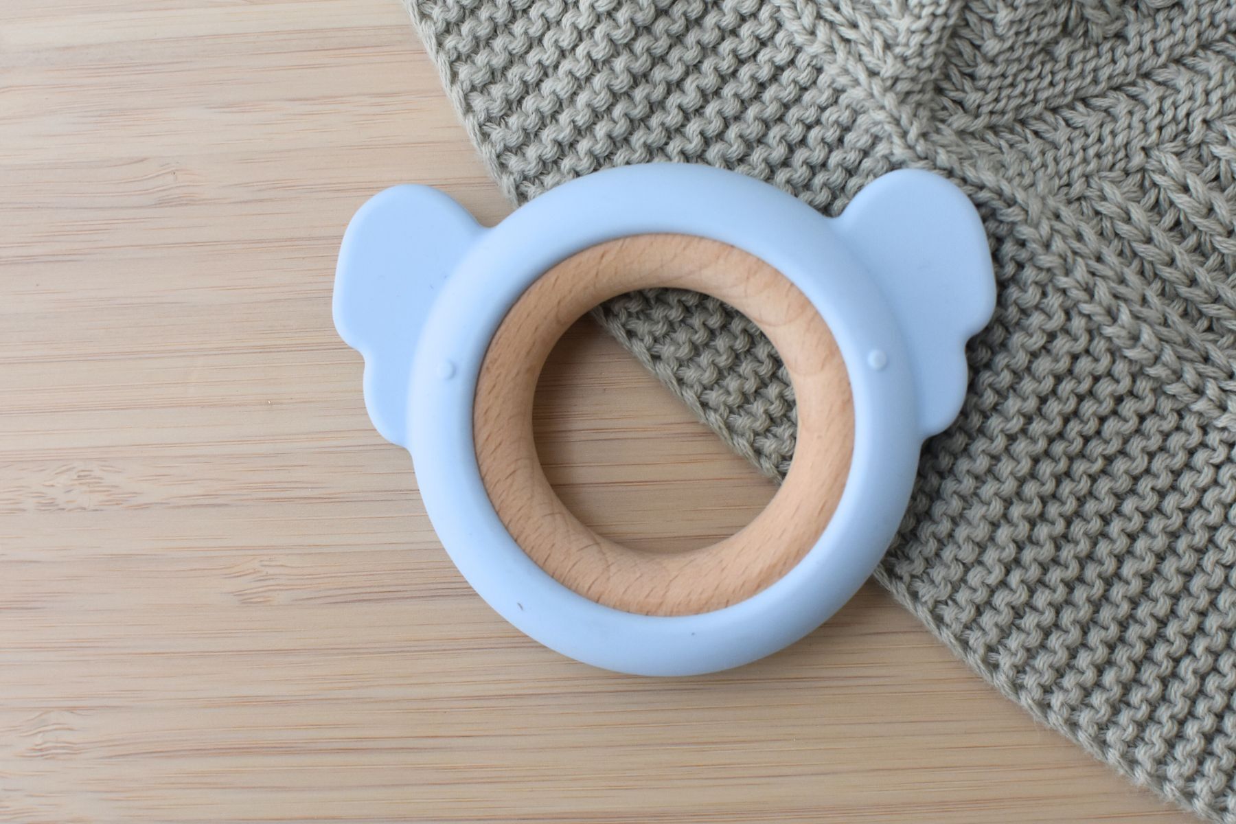 SILICONE KOALA TEETHER - BLUE