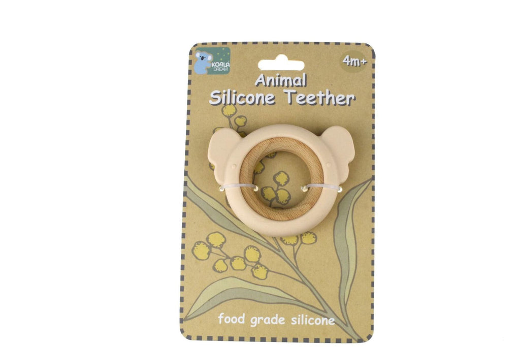 SILICONE KOALA TEETHER - PINK