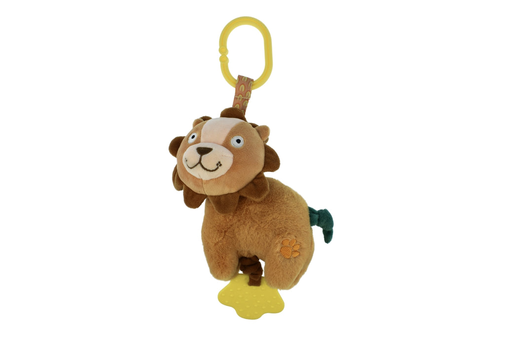 Snuggle Buddy Hugsworth Lion Jiggler Plush Toy Newborn Friendly Soft Fur Sensory Cuddle Companion