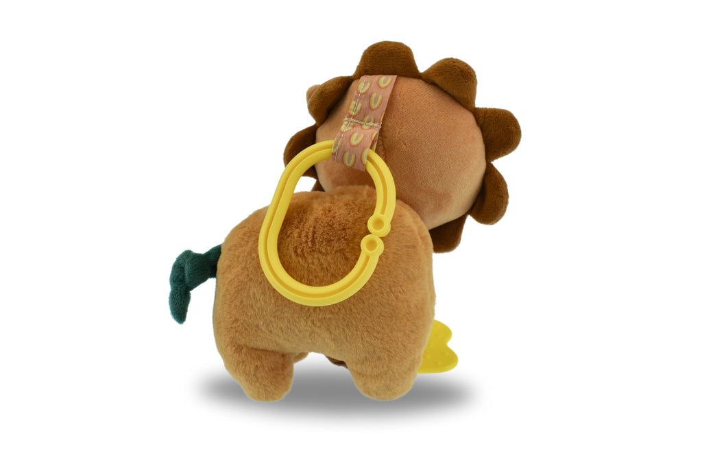 Snuggle Buddy Hugsworth Lion Jiggler Plush Toy Newborn Friendly Soft Fur Sensory Cuddle Companion
