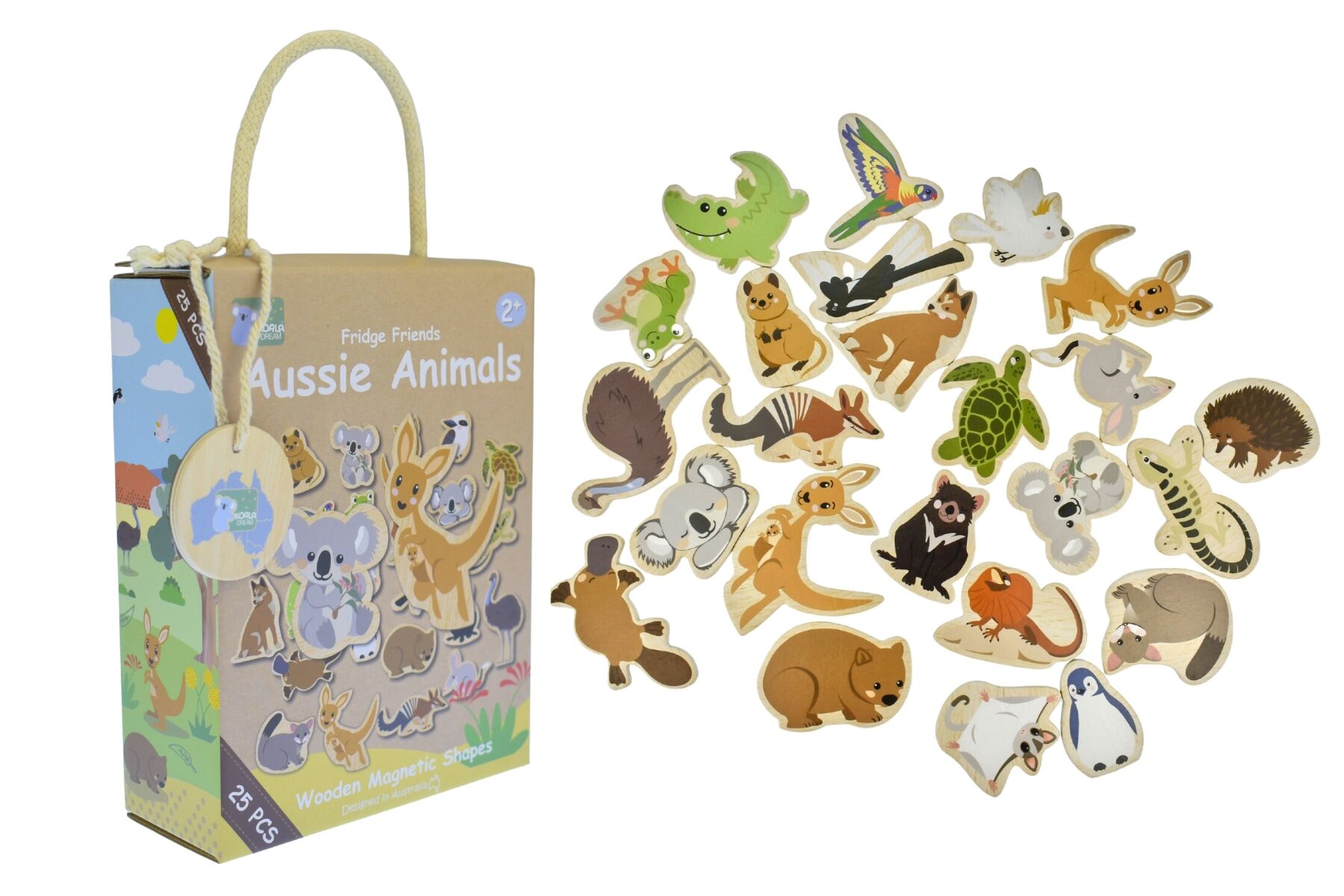 FRIDGE FRIENDS MAGNETIC AUSTRALIAN ANIMALS 25PCS