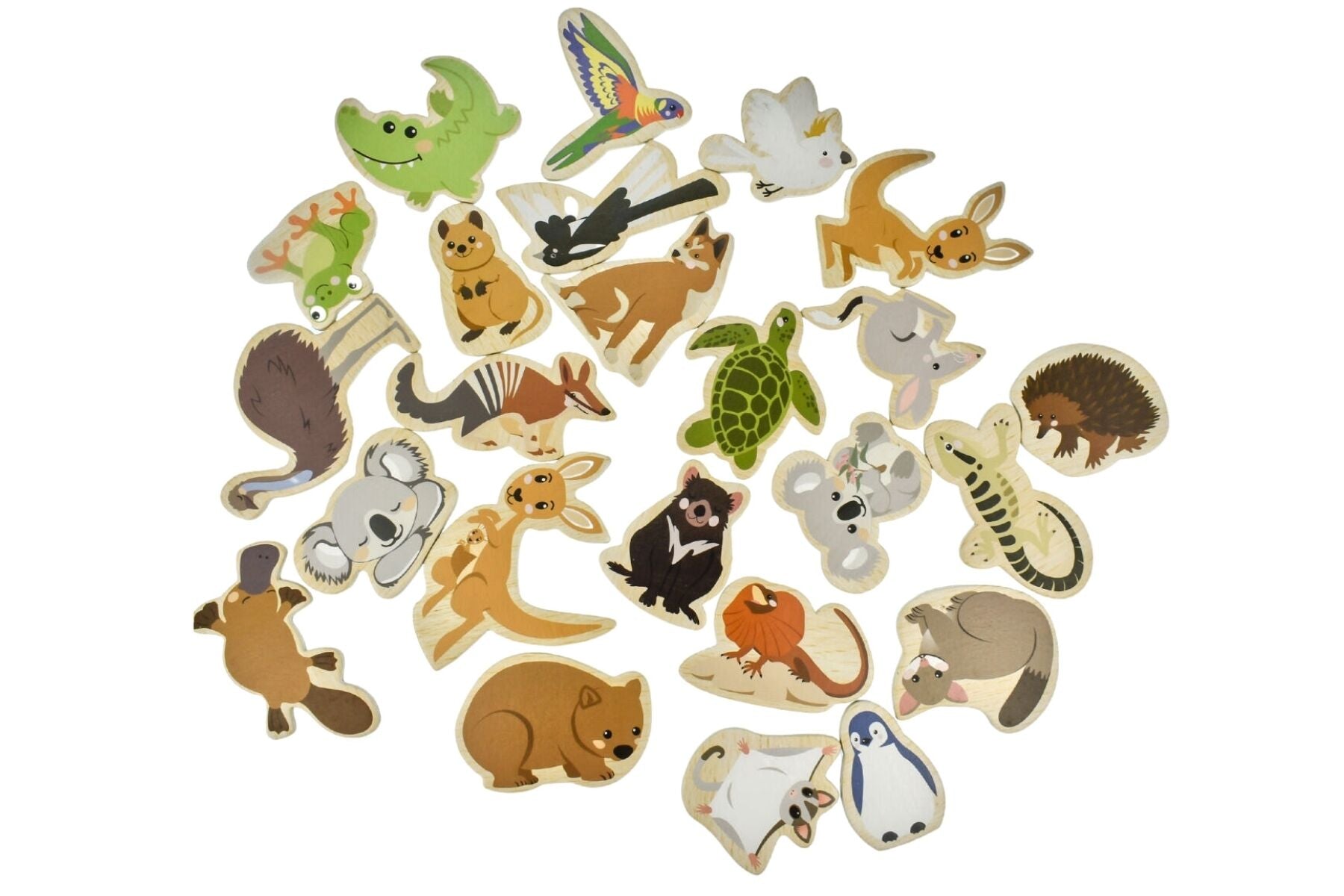 FRIDGE FRIENDS MAGNETIC AUSTRALIAN ANIMALS 25PCS