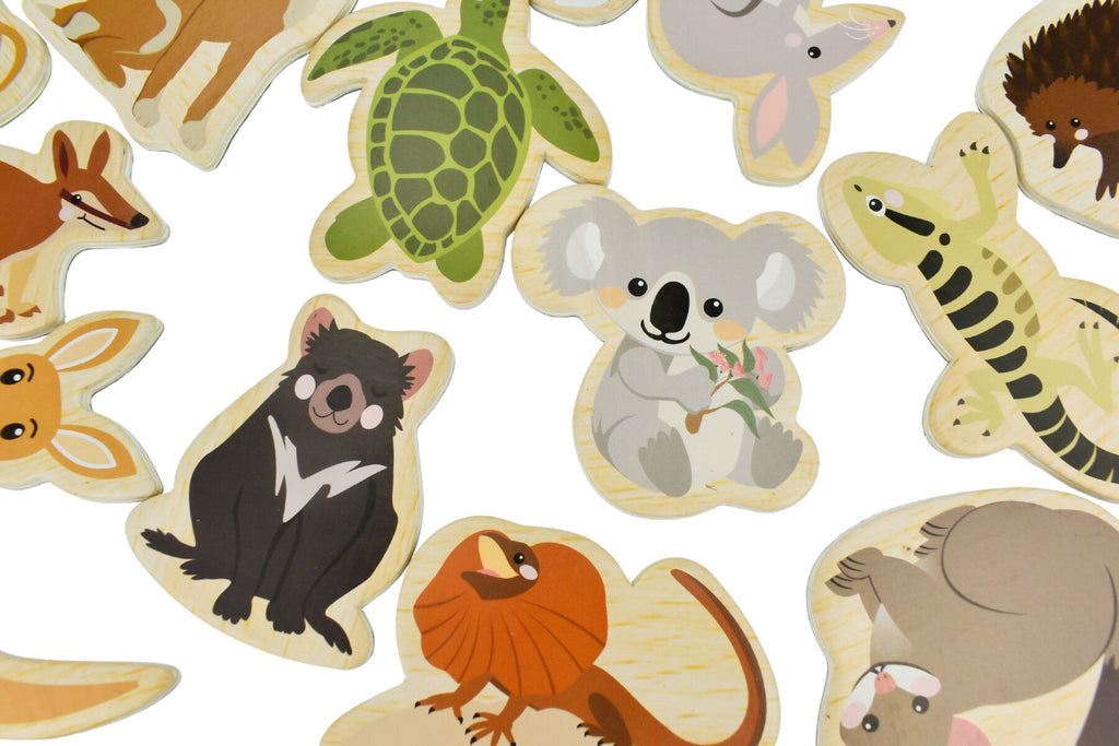 Fridge Friends Magnetic Australian Animals 25 Piece Set Koala Dream Educational Kids Toy