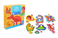 First Puzzle Dinosaur Jigsaw Puzzle for Toddlers by JarMelo Beginner Friendly Starter Set Develops Shapes Confidence and Imaginative Play