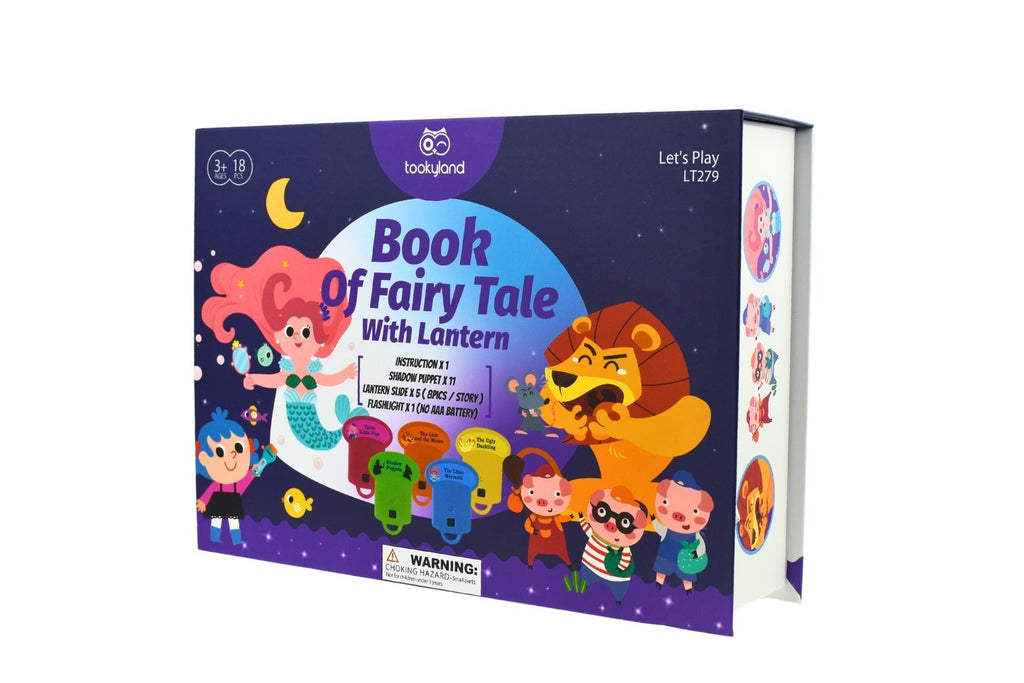 Shadow Theatre Storybook Torch With Five Fairy Tales Projector Set For Bedtime Storytelling By Tookyland