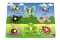 Koala Dream 2 In 1 Minibeasts Insect Peg Puzzle For Kids Eight Colorful Insects Educational Toy