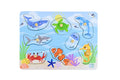 Koala Dream 2 In 1 Sea Animals And Their Habitats Peg Puzzle For Kids Educational Toy