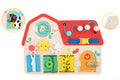 Tooky Toy Busy Board Barn Edition for Toddlers With Latches Laces Doors and Hatches for Educational Play