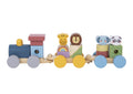 My Forest Friends Stacking Animals Train By Tooky Toy Wooden Train Set With Two Carriages