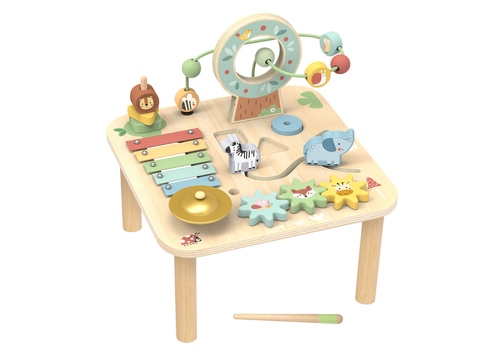 My Forest Friends Activity Table Tooky Toy Woodland Themed Play Table Developmental Learning