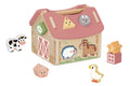 Wooden My Forest Friends Farmhouse Shape Sorter Puzzle for Toddlers Educational Toy with Animal Shapes
