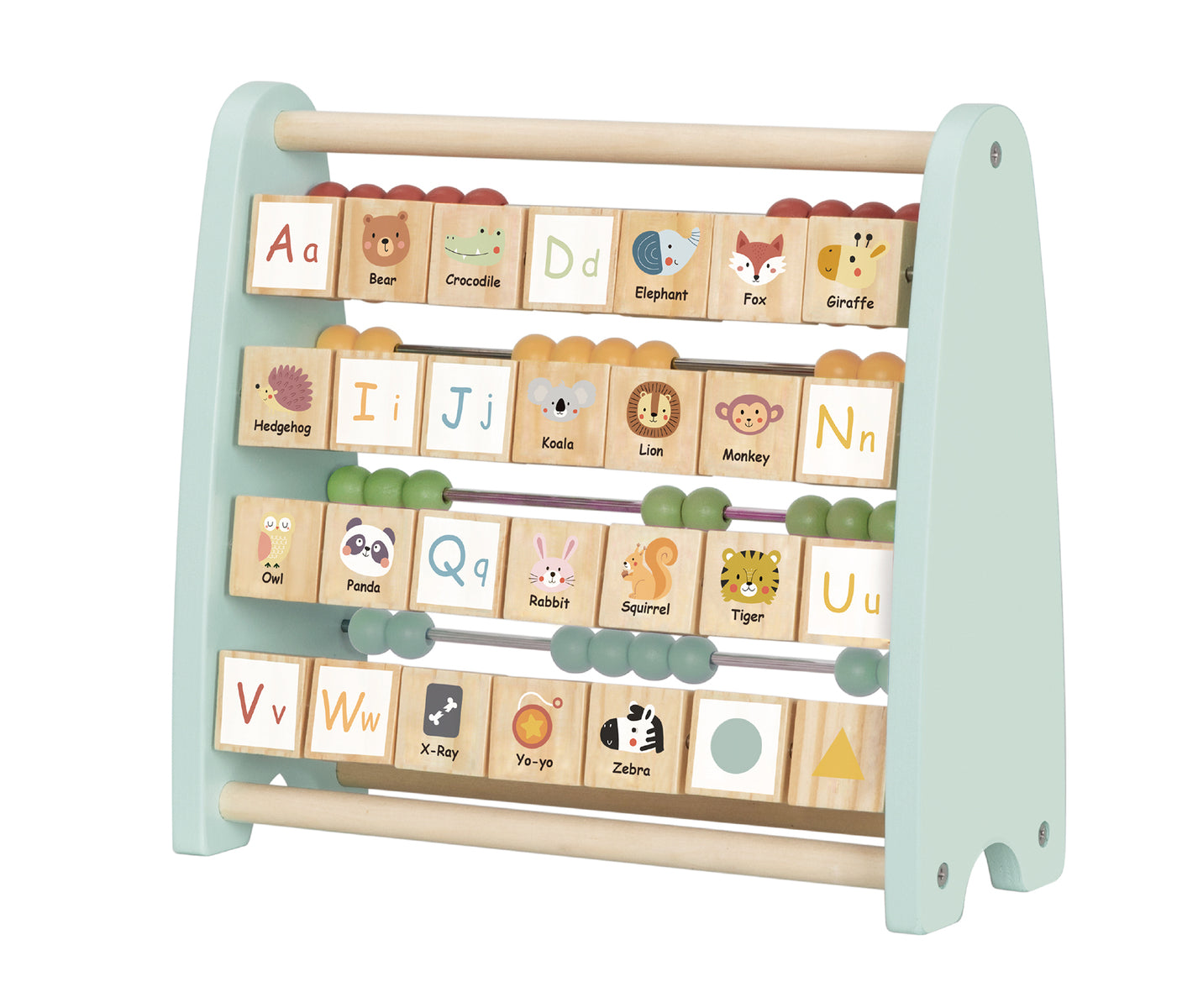 My Forest Friends Double Sided Abacus Wooden Educational Toy For Early Learning By Tooky Toy