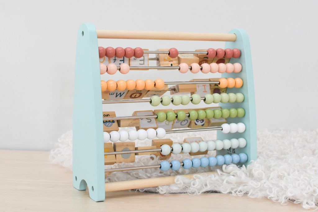 My Forest Friends Double Sided Abacus Wooden Educational Toy For Early Learning By Tooky Toy
