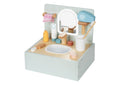 Toiletry Bathroom Playset For Kids With Vanity Mirror Pretend Sink Taps Spout And Accessories