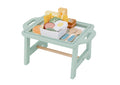 Wooden Breakfast In Bed Play Set With Tray Stands And Utensils By Tooky Toy For Imaginative Pretend Play