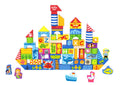 Tooky Toy Marine Building Blocks 80 Piece Sea Creatures Educational Set For Kids