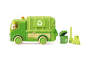 Wooden Recycle Truck With Sound And Light Wanborns Eco Friendly Educational Toy For Kids