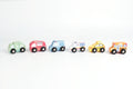 Kaper Kidz Emergency and Service Vehicles Set Six Mini Wooden Vehicles Playset Inspired by Australian Streets